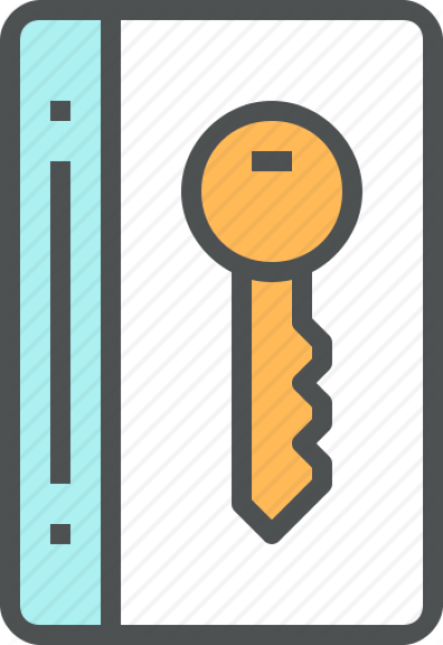 399x581 Free Key Card Icon Png