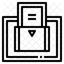 256x256 Key Card Icon Of Line Style