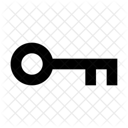 256x256 Door Key Icon Of Line Style