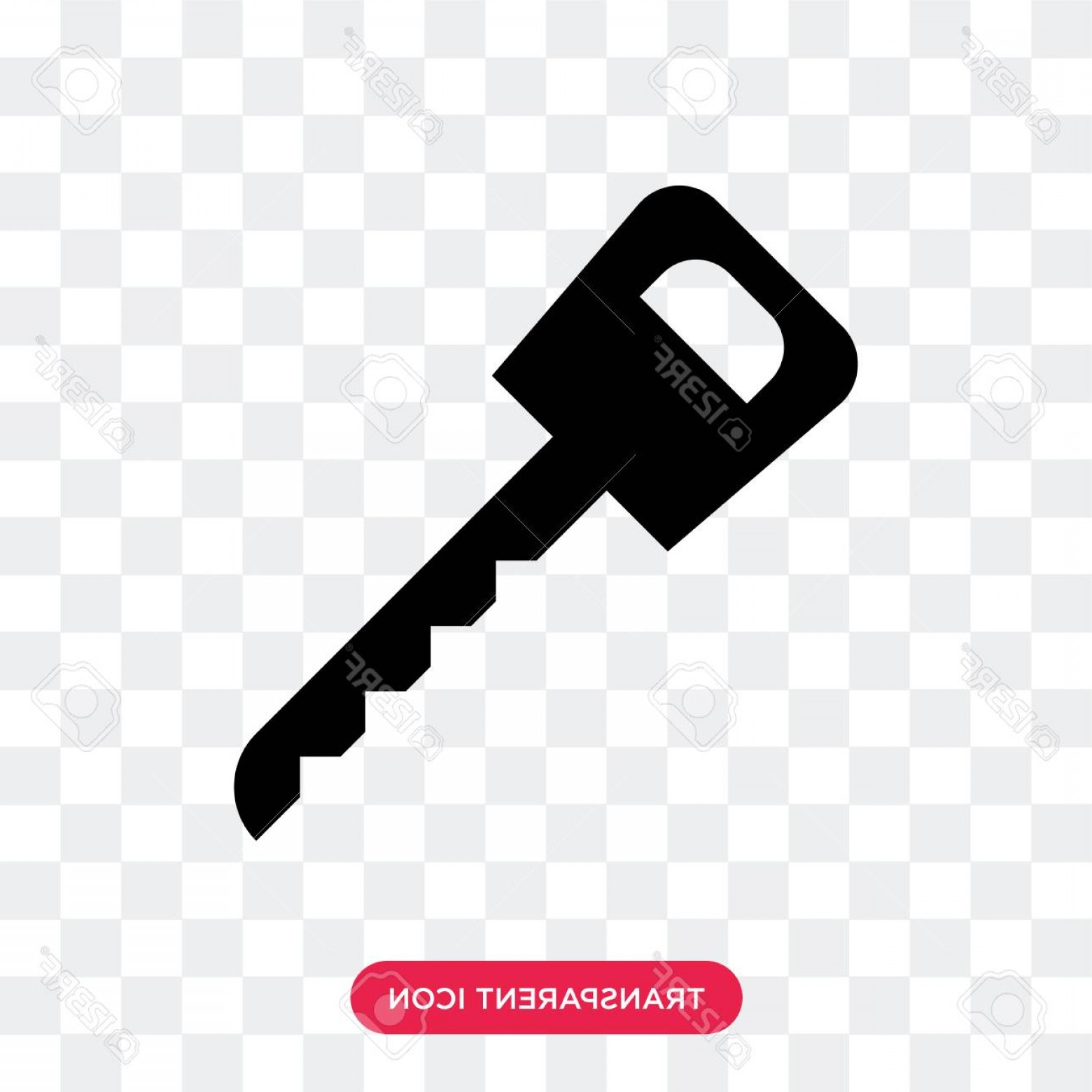 1560x1560 Photostock Vector Key Vector Icon Isolated On Transparent