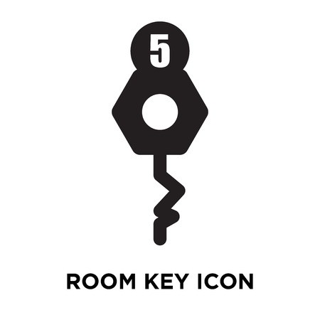 450x450 Room Key Icon Vector Isolated On White Background, Logo Concept