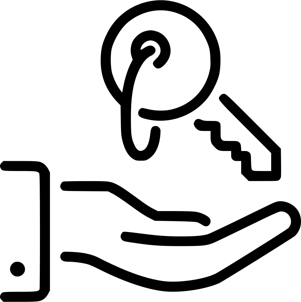 980x982 Hand Key Png Icon Free Download