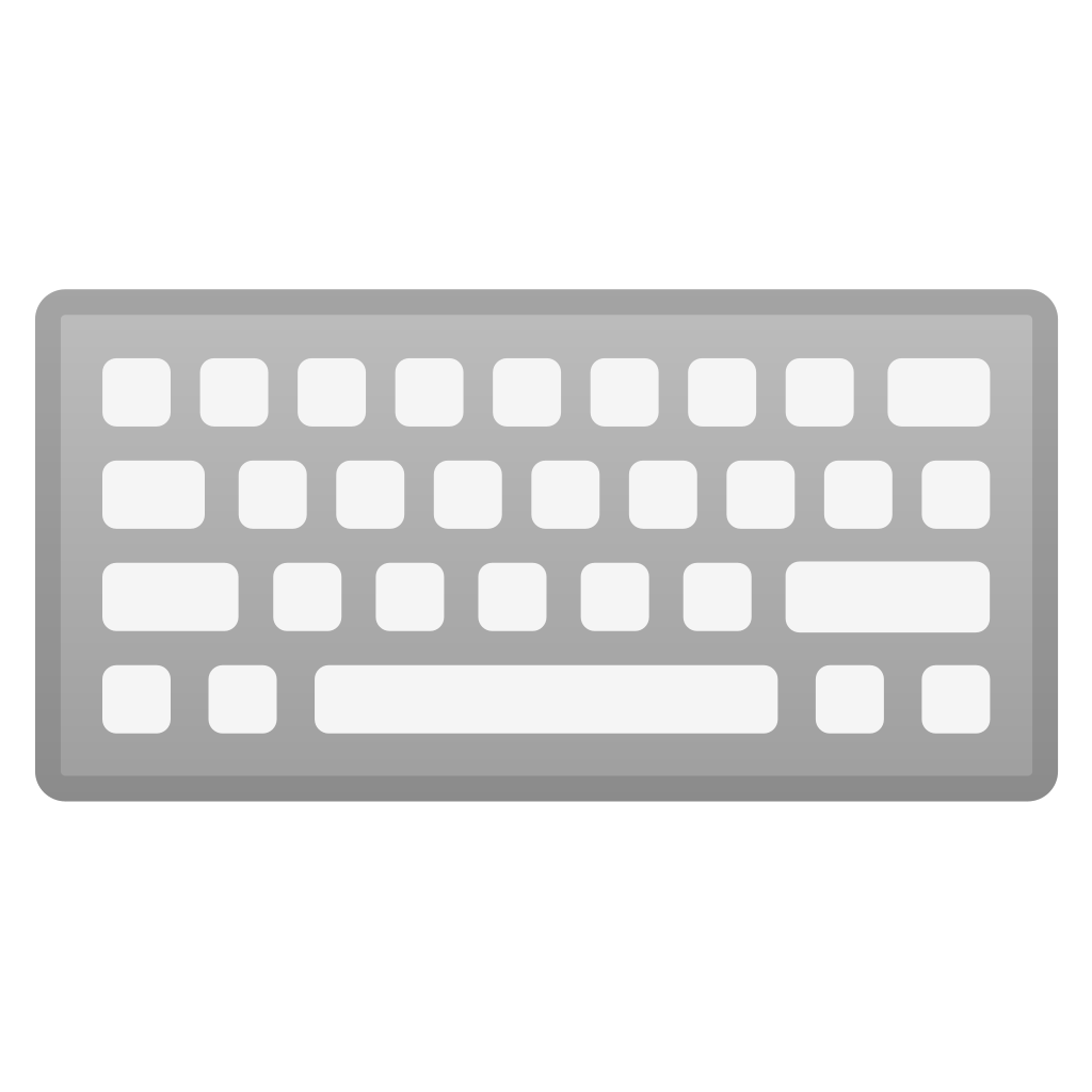 1024x1024 Keyboard Icon Noto Emoji Objects Iconset Google