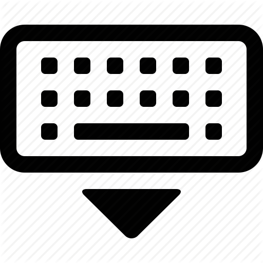 512x512 Computer, Dismiss, Down, Keyboard, Remove, Resign, Virtual Icon