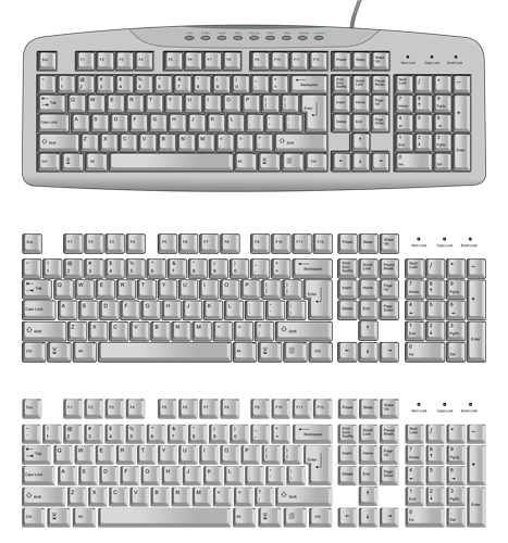 467x500 Keyboard Key Icons