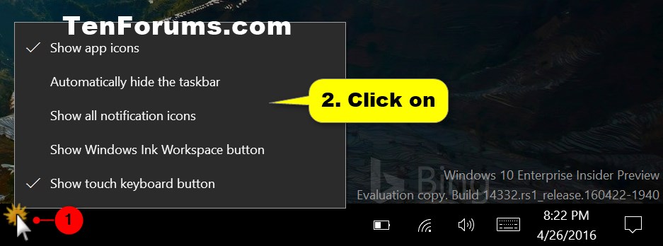 937x348 Hide Or Show Touch Keyboard Button On Taskbar In Windows