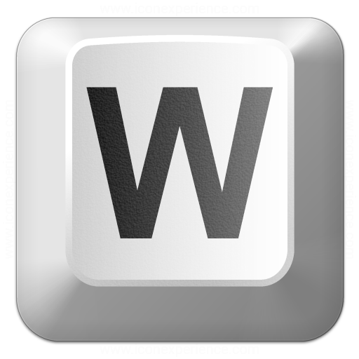 512x512 Iconexperience V Collection Keyboard Key W Icon