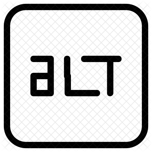 512x512 Alt Key Icon Of Line Style