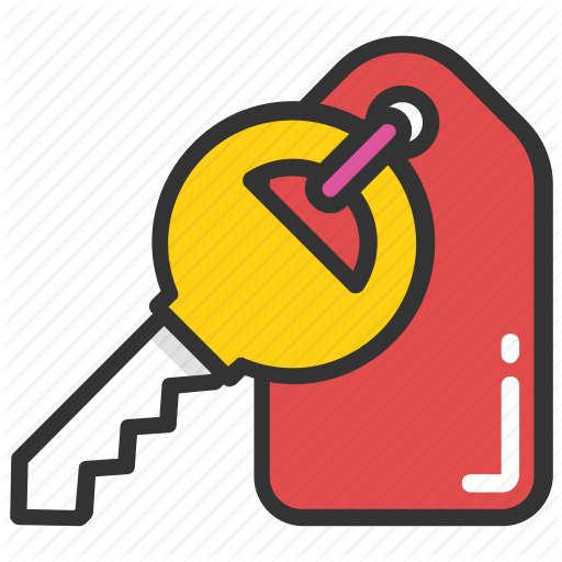 512x512 House Key, Key, Key Fob, Keychain, Keyring Icon