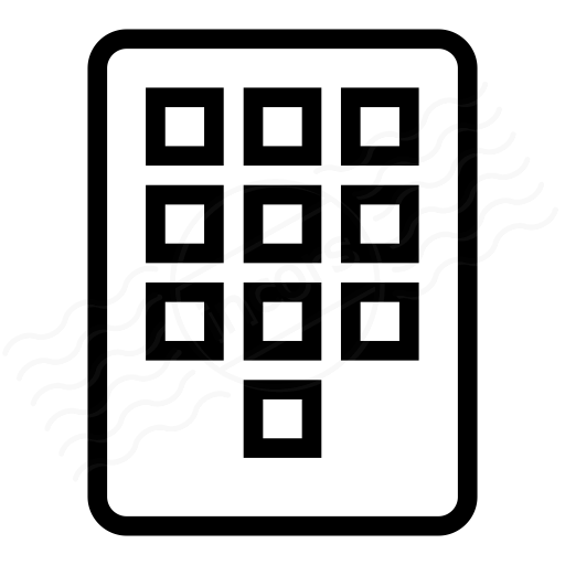 512x512 Iconexperience I Collection Numeric Keypad Icon