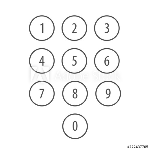 500x500 Keypad Icon Back