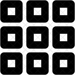 256x256 Phone Keypad Icon Of Glyph Style