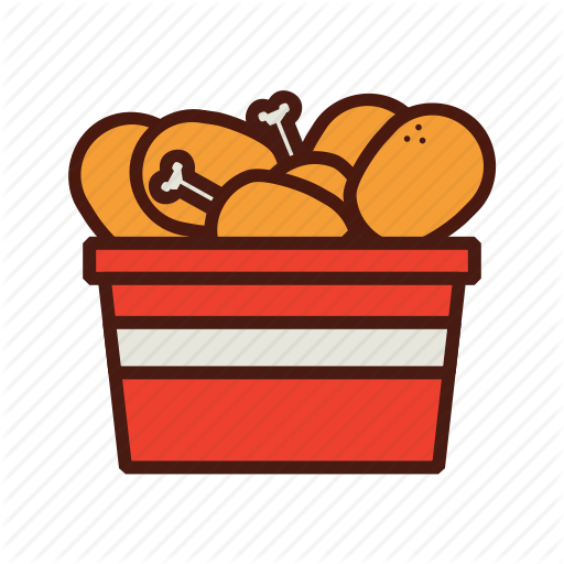 512x512 Bucket, Chicken, Fast, Food, Kfc Icon