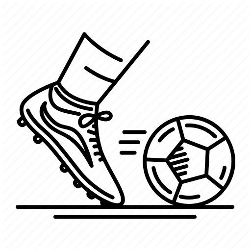 512x512 Ball, Dribble, Football, Kick Off, Shoes, Shoot, Soccer Icon