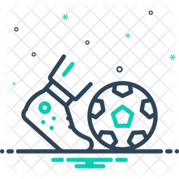 256x256 Kickball Icon Of Line Style