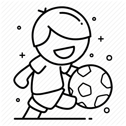 512x512 Football, Kick Ball, Run, Soccer, Sport Icon