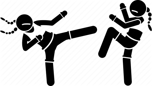 512x290 Female, Fighter, Girl, Kick, Mma, Training, Woman Icon