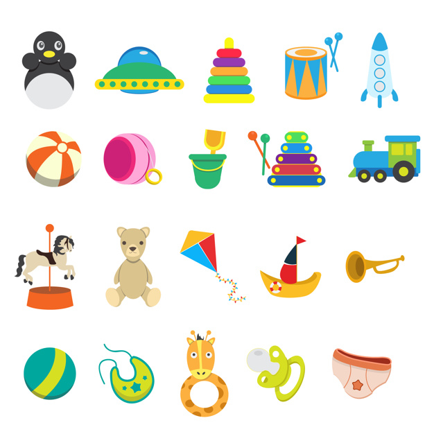 626x626 Children Toy Icon Collection