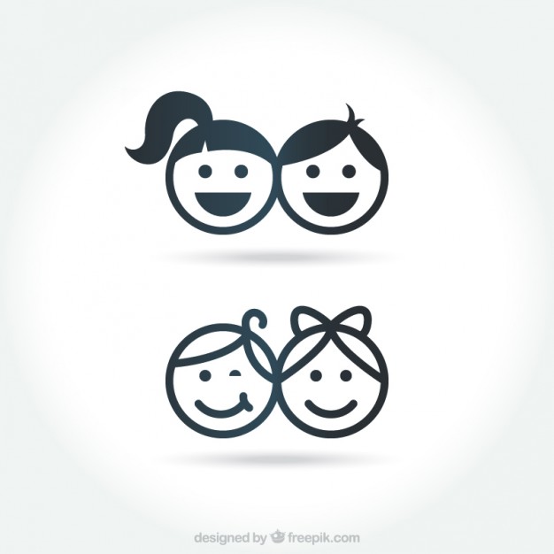 626x626 Kid Icons Vector Free Download