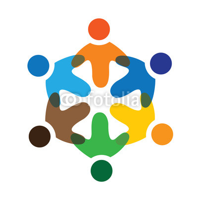 400x400 Concept Vector Graphic Colorful School Kids Playing Icons