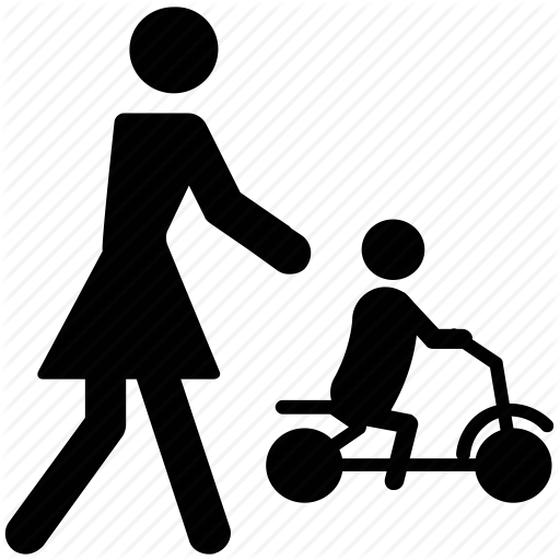 512x512 Baby, Baby Riding, Kid Look After, Kid Playing, Mother Icon