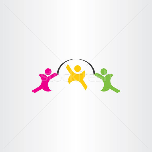 600x600 Kids Play Jumping Rope Vector Icon Vector Illustration Blasko