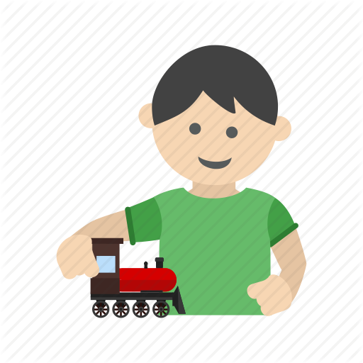 512x512 Child, Happy, Kid, Playing, Race, Toy, Tran