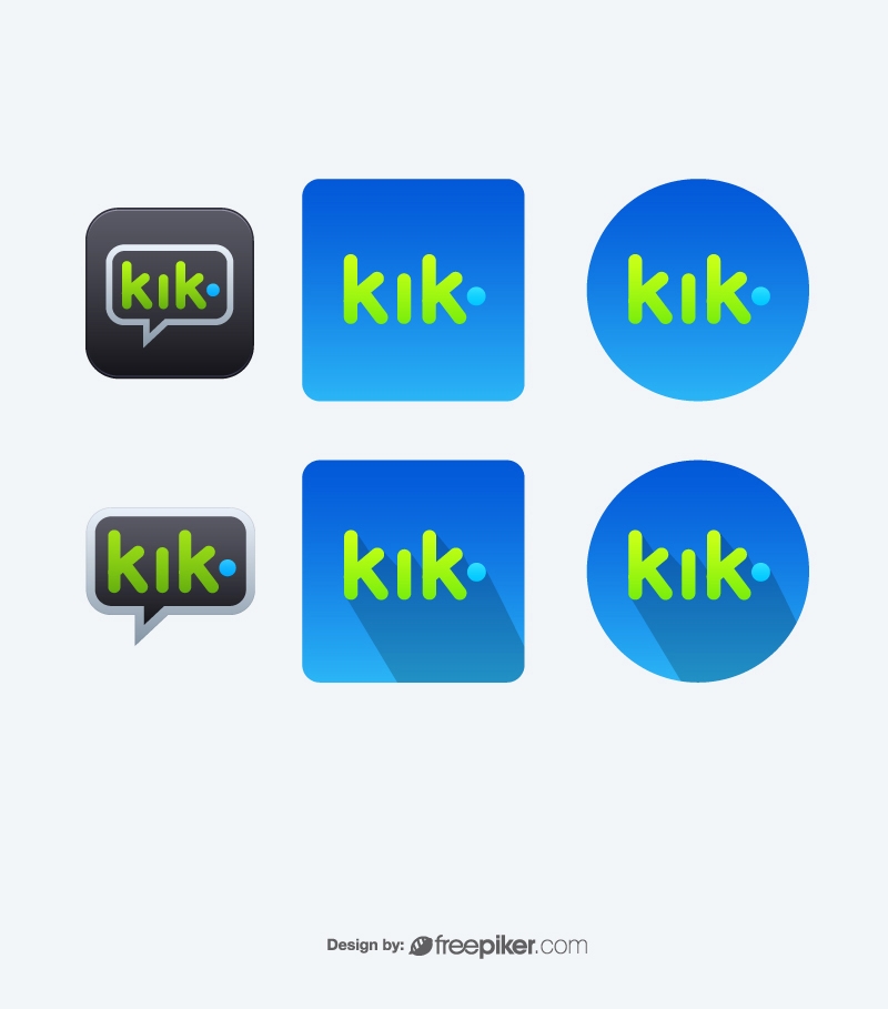 Freepiker Kik Messenger Vector Icons 800x909 Freepiker Kik Messenger Vector Icons