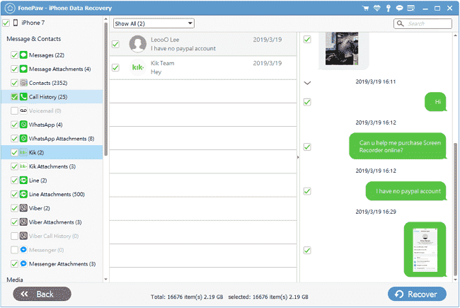 650x435 Fonepaw Recover Kik, Messenger, Line, Viber Messages From Iphone
