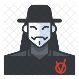 256x256 Killer Icon Of Colored Outline Style