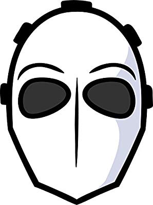 298x400 Creepy Killer Murder Horror Hockey Mask Cartoon Icon