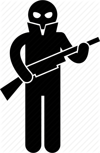 334x512 Bad People, Evil, Gun, Killer, Outlaw, Pirate, Terrorist Icon