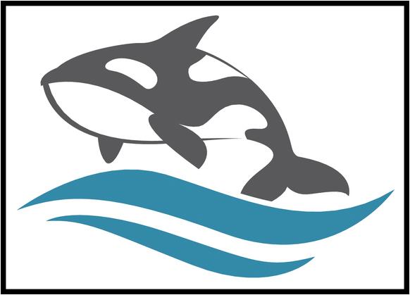 582x419 Cool Simple Nautical Ocean Waves Silhouette Cartoon Icon