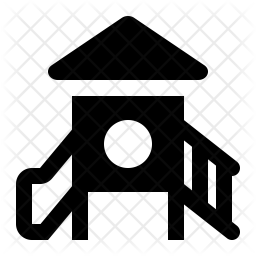 256x256 Kindergarten Icon Of Glyph Style