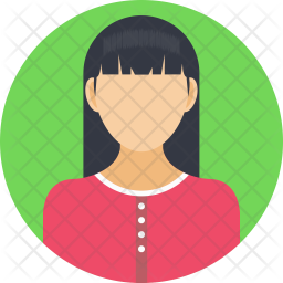 256x256 Kindergarten Teacher Icon Of Flat Style