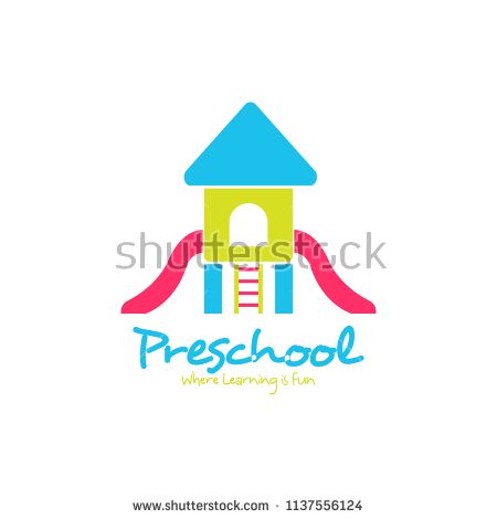 450x470 Preschool Logo Design Kindergarten Icon Template Play Group