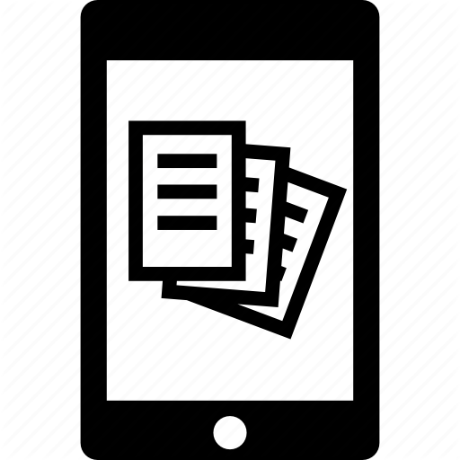 512x512 Ebook, Handheld, Ipad, Kindle, Reading, Tablet Icon