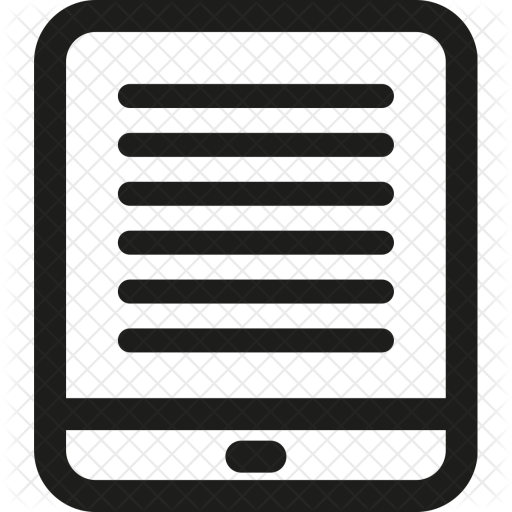 512x512 Kindle Icon Of Line Style