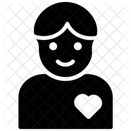 256x256 Kindness Icon Of Glyph Style