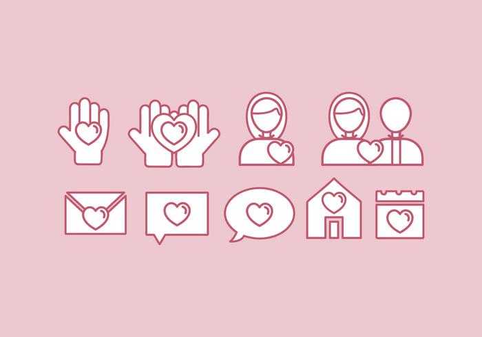 700x490 Vector Kindness Icon Set