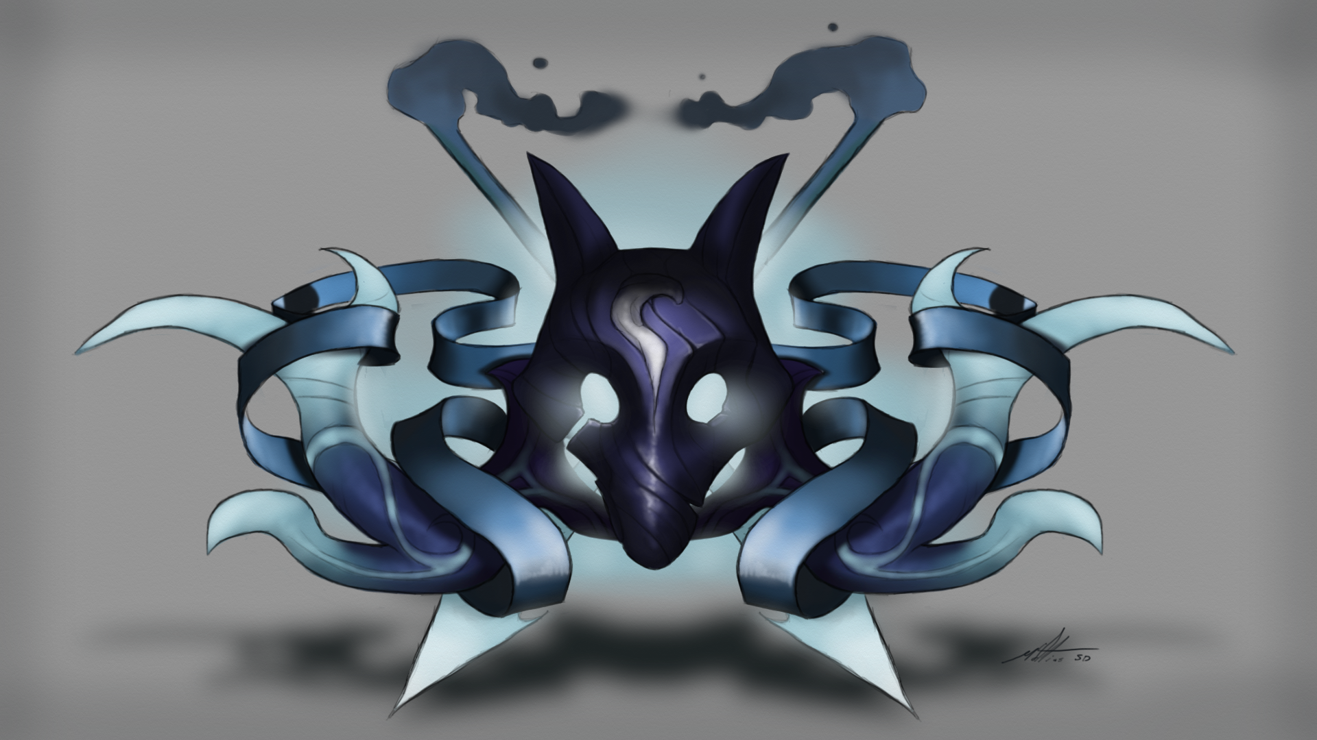 1920x1080 Free To Use Kindred Mask Icon Leagueoflegends