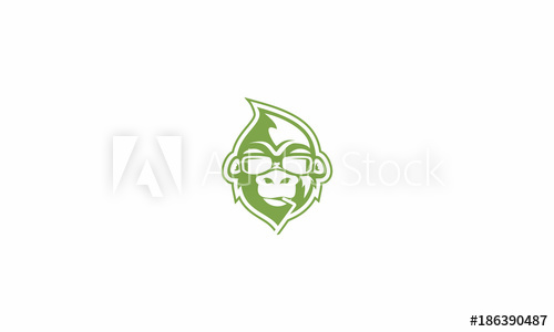 500x300 Monkeys, Drinks, Cool, Glasses, King Kong, Emblem Symbol Icon