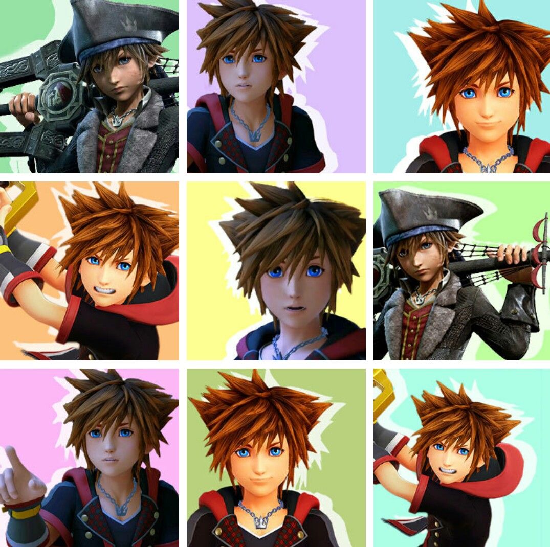 1075x1070 Kingdom Hearts Sora Icons Kh Fan Kingdom Hearts, Kingdom