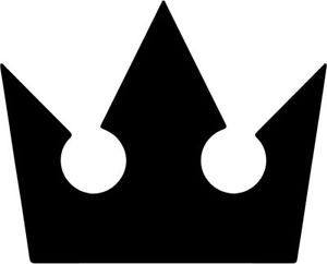 300x242 Kingdom Hearts Crown Die Cut Vinyl Decal