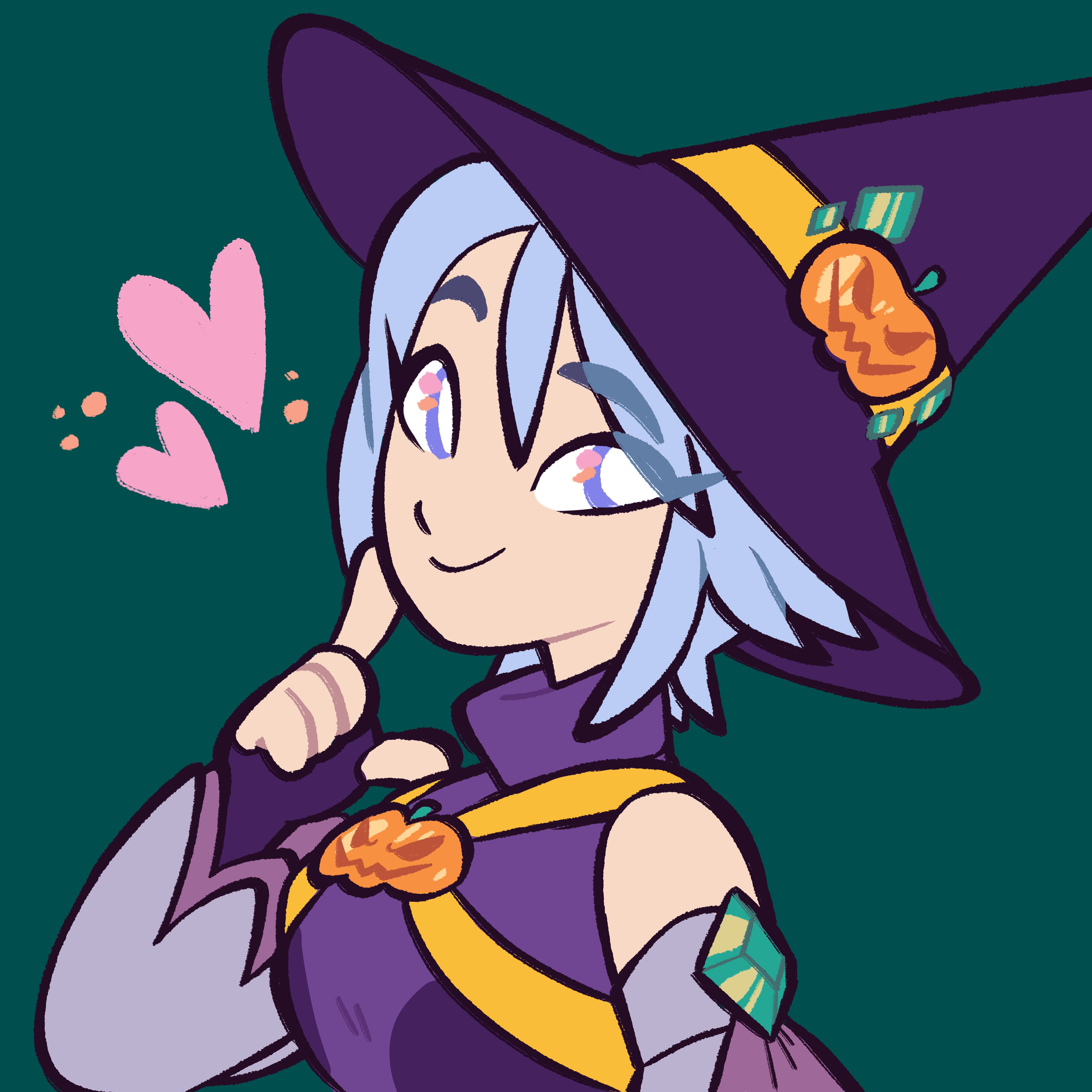 4500x4500 Media A Witch Aqua Icon I Commissioned For Halloween! Kingdomhearts