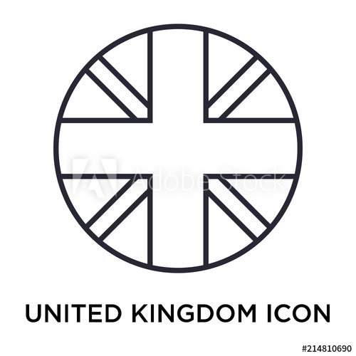 United Kingdom Icon Vector Sign And Symbol Isolated On White 500x500 United Kingdom Icon Vector Sign And Symbol Isolated On White