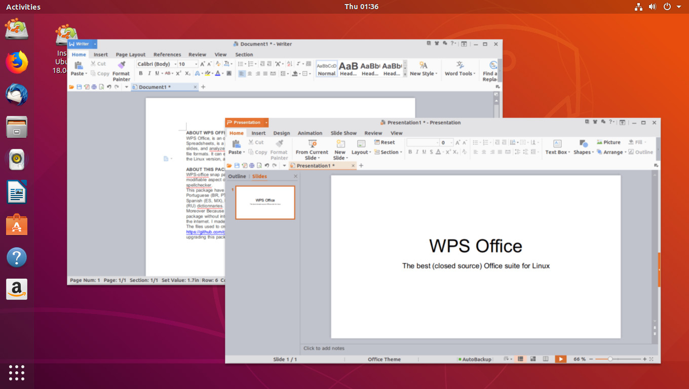 1360x768 Wps Office Linux Update Adds Pdf Support, Drops Bit Support