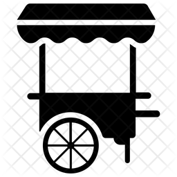 256x256 Kiosk Icon Of Glyph Style