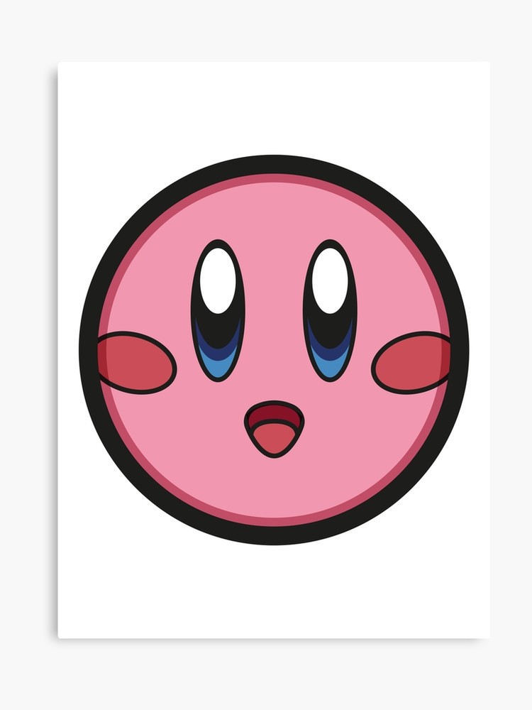 750x1000 Kirby Graphic Icon Canvas Print