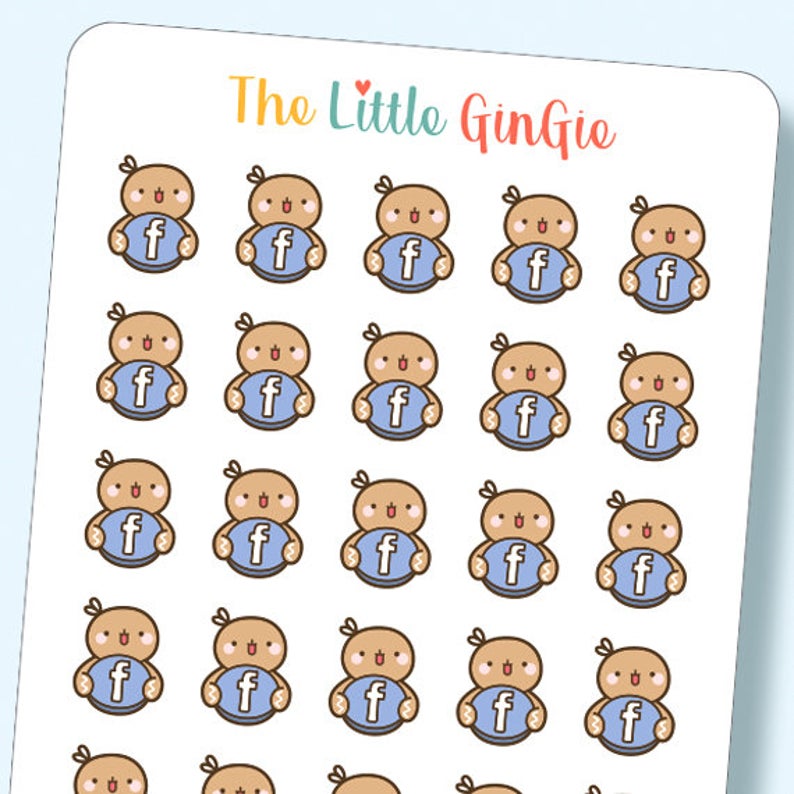 794x794 Gingie Facebook Icon Facebook Post Social Media Planning Etsy